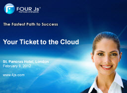 your ticket to the cloud